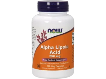 Zdjęcie produktu NOW Foods Alpha Lipoic Acid, kapsułki, 250 mg