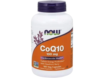 Zdjęcie produktu Now Foods CoQ10 + głóg, kapsułki, 100 mg