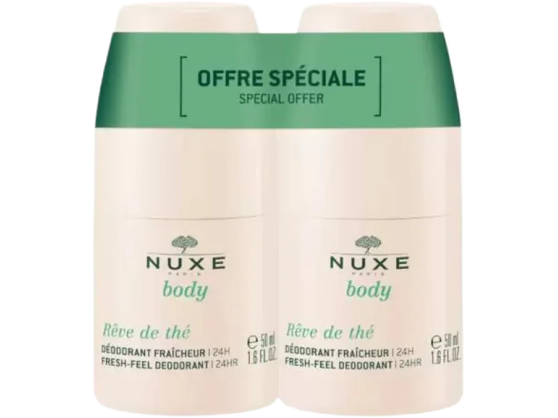 Nuxe Body Reve de The dezodorant, 24 godzinna świeżość, roll-on