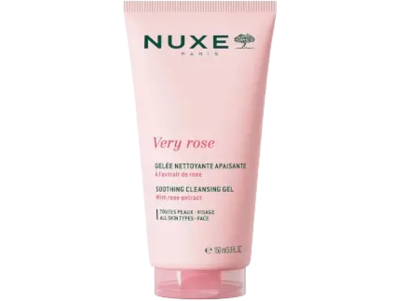Nuxe Very Rose łagodzący do mycia twarzy i oczu, żel