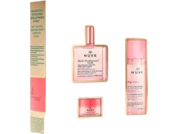 Zdjęcie produktu Nuxe zestaw świąteczny 2024 Huile Prodigieuse Florale suchy olejek wielofunkcyjny + woda micelarna + balsam do ust