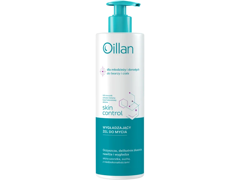 Oillan Skin Control wygładzający żel do mycia twarzy i ciała