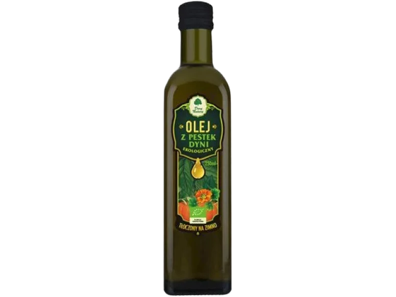 Olej z pestek dyni tłoczony na zimno BIO