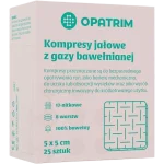 Opatrim kompresy jałowe z gazy bawełnianej, gaza
