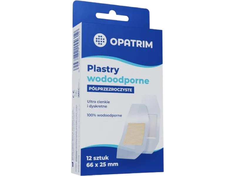 Opatrim, półprzezroczyste wodoodporne, plaster