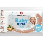 Opharm Baby Wipes sweet almond oil, chusteczki