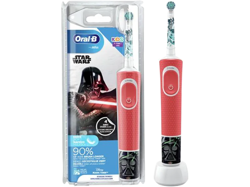 Oral-B D100 Kids Star Wars szczoteczka elektryczna dla dzieci 3+, sprzęt medyczny