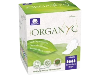 Zdjęcie produktu Organyc ekologiczne ze skrzydełkami na noc, podpaski