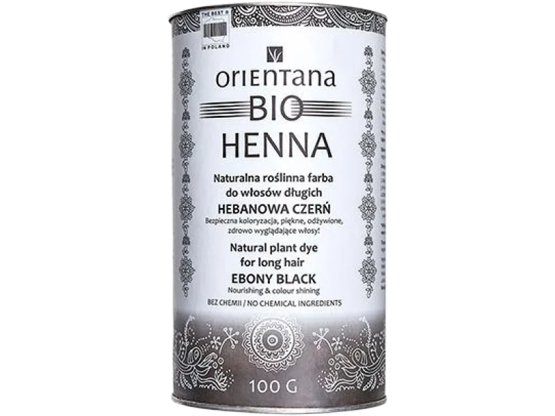 Orientana Bio Henna hebanowa czerń, proszek
