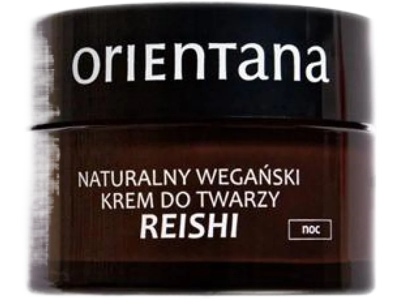Orientana naturalny wegański krem do twarzy Reishi na noc