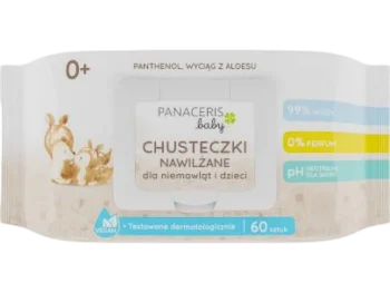 Panaceris Baby chusteczki nawilżane dla niemowląt i dzieci
