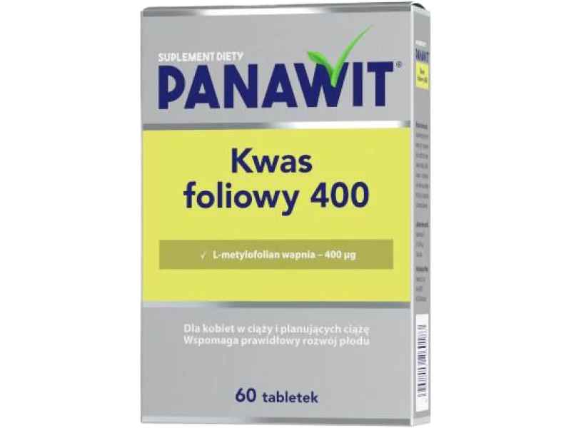 Panawit kwas foliowy, tabletki, 400 µg