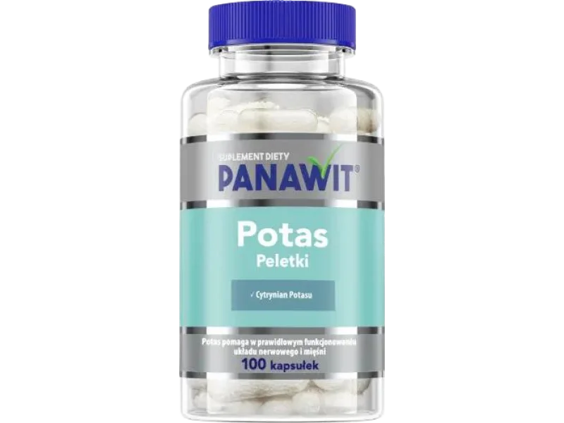 Panawit potas peletki, kapsułki