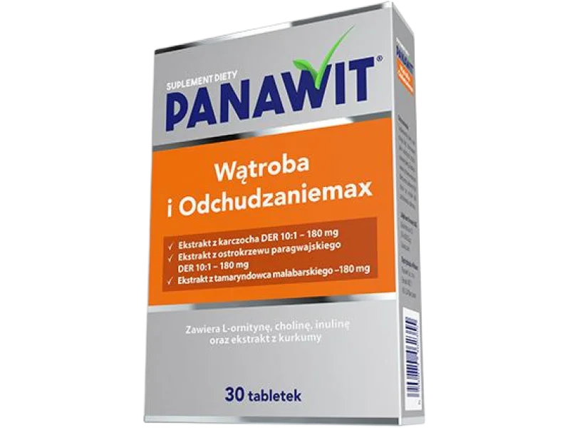 Panawit Wątroba i Odchudzaniemax, tabletki