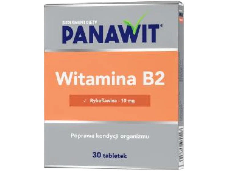 Panawit witamina B2, tabletki, 10 mg