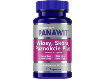 Panawit włosy, skóra, paznokcie plus, kapsułki