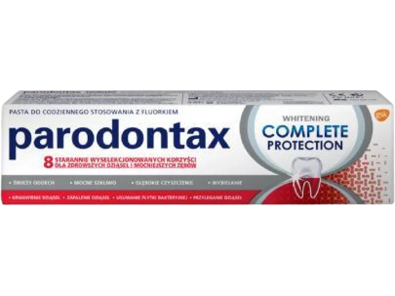 Parodontax complete protection whitening, pasta