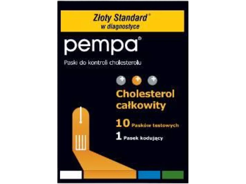 Pempa BK-C2, paski do kontroli cholesterolu, paski testowe