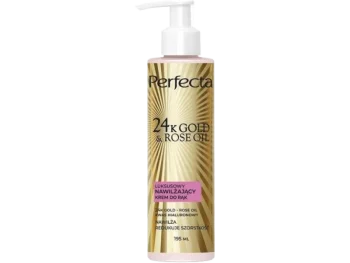 Zdjęcie produktu PERFECTA 24K Gold & Rose Oil luksusowy nawilżający krem do rąk