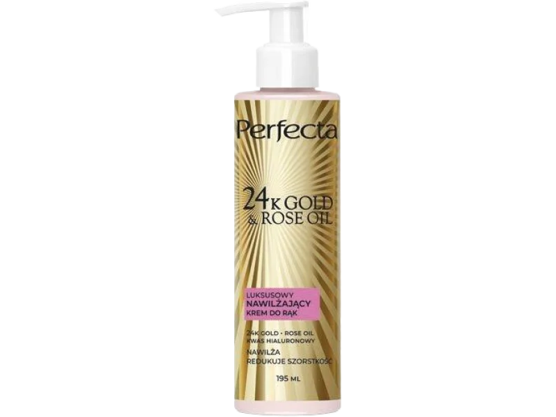 PERFECTA 24K Gold & Rose Oil luksusowy nawilżający krem do rąk