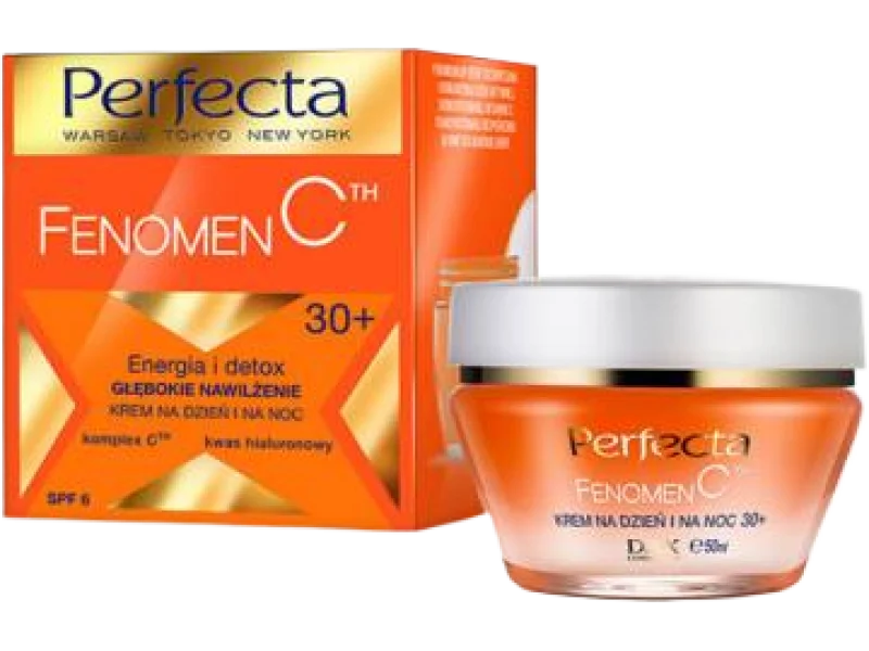 PERFECTA FENOMEN C 30+ energia i detox, głębokie nawilżenie, krem