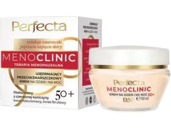 Zdjęcie produktu PERFECTA Menoclinic ujędrniający przeciwzmarszczkowy do twarzy na dzień i noc 50+, krem