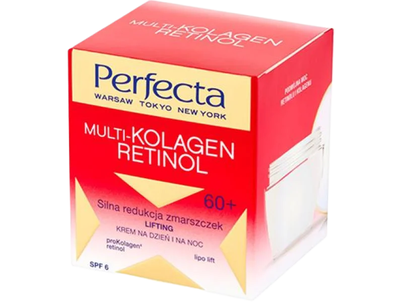 Perfecta Multi-Kolagen Retinol 60+ silna redukcja zmarszczek, krem