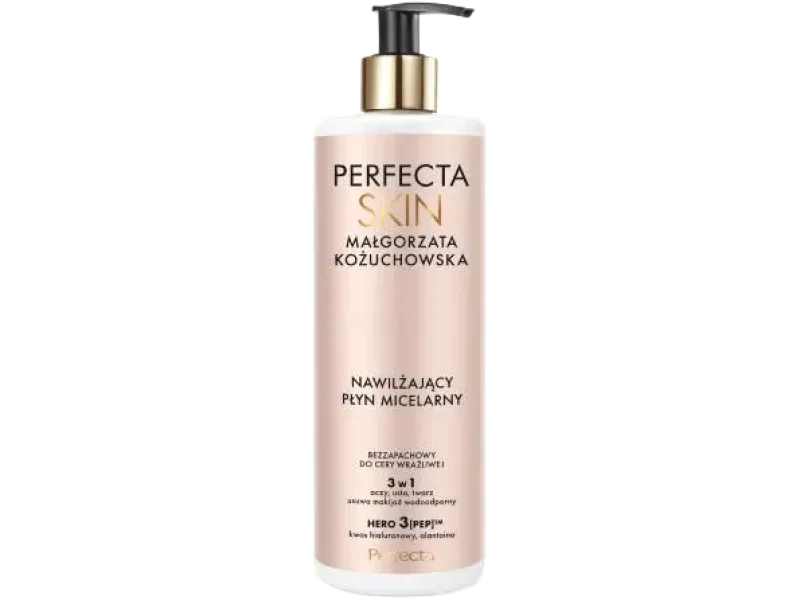 Perfecta Skin by Małgorzata Kożuchowska, nawilżający płyn micelarny 3w1
