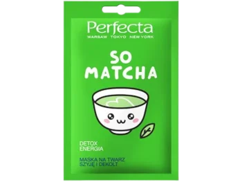 Zdjęcie produktu PERFECTA So Matcha maska na twarz szyję i dekolt detox & energia