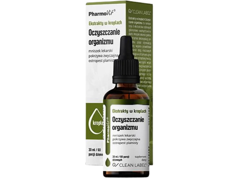 Pharmovit Ekstrakty w kroplach oczyszczanie organizmu, krople