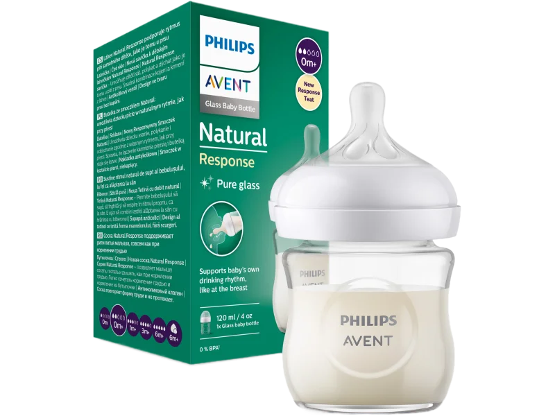 Philips Avent szklana responsywna natural SCY930/01, butelka