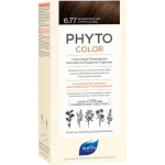 PHYTO COLOR farba do włosów, 6.77 jasne brązowe cappuccino, zestaw