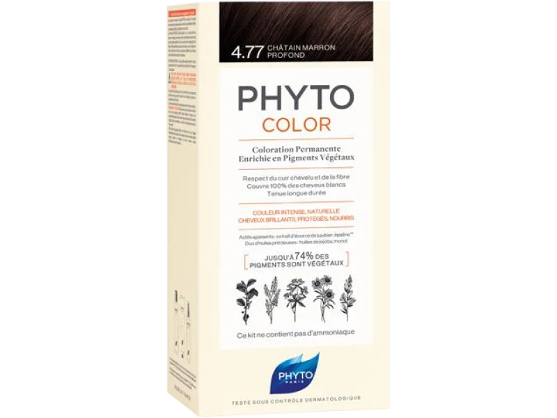 PHYTO COLOR farba do włosów, intensywny kasztanowy brąz