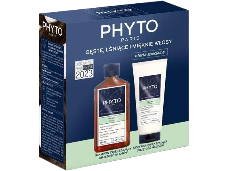 Phyto Volume szampon zwiększający objętość + odżywka zwiększająca objętość, Zestaw