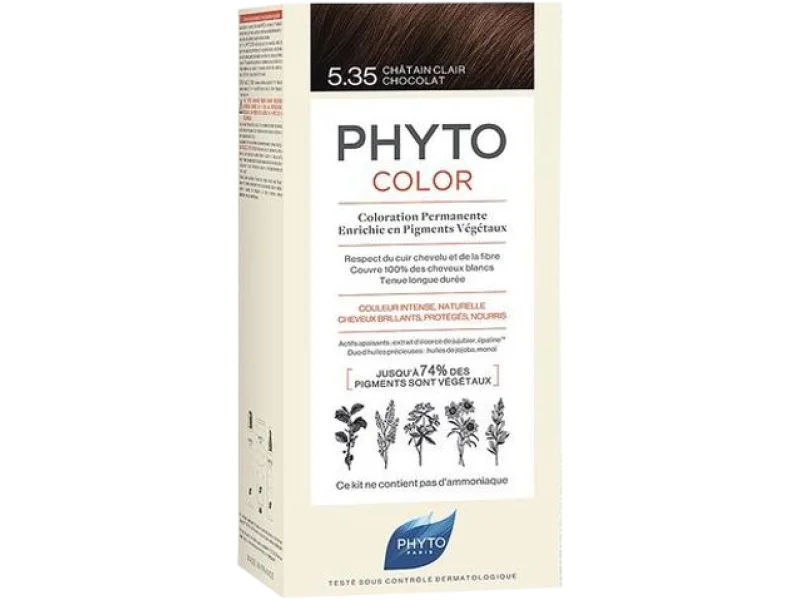 PHYTOCOLOR 5.35 jasny czekoladowy brąz, farba