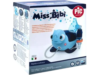 Zdjęcie produktu PIC Miss Bibi Żółwik mikrokompresorowy, inhalator/nebulizator