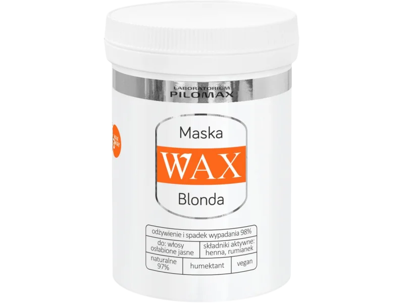 PILOMAX WAX NATURCLASSIC BLONDA maska regenerująca do włosów jasnych