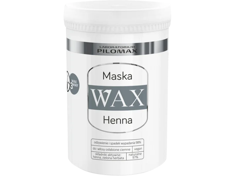 PILOMAX WAX NATURCLASSIC HENNA maska regenerująca do włosów ciemnych