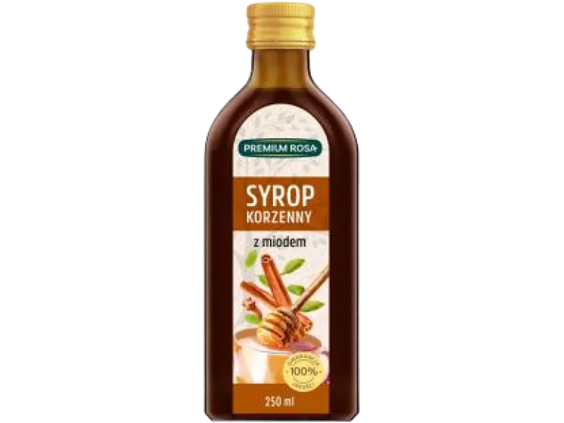 PREMIUM ROSA Korzenny z miodem, syrop