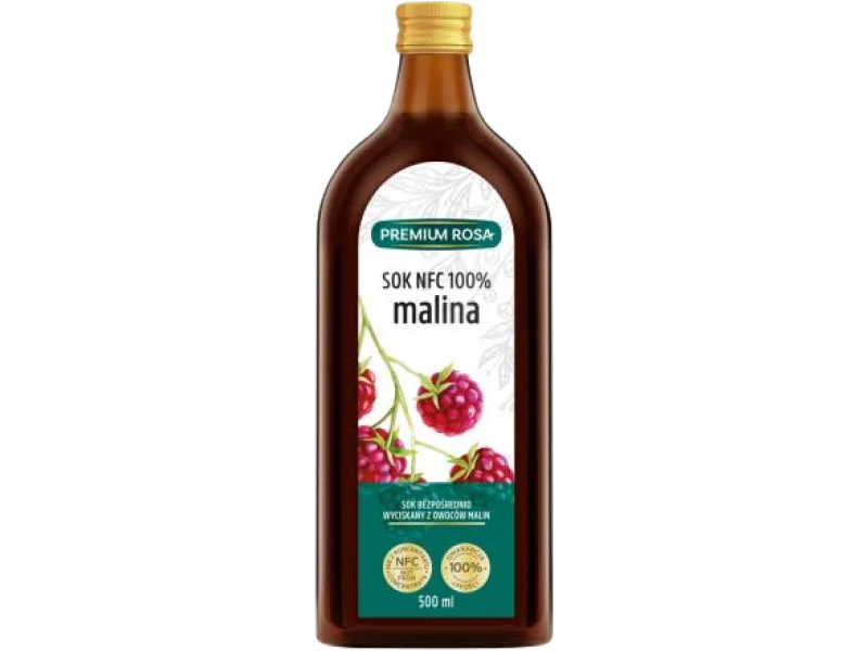PREMIUM ROSA Sok NFC z malin 100%