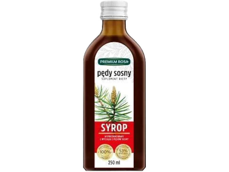 Premium Rosa z wyciągu pędów sosny, syrop