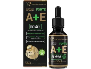 Zdjęcie produktu Progress Labs naturalne witaminy A + E Forte, krople