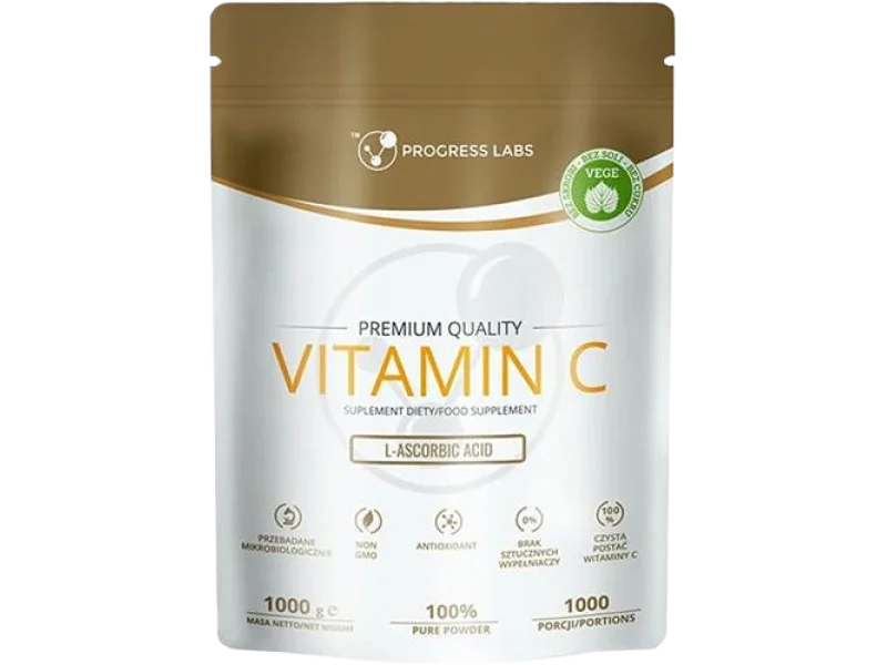 Progress Labs vitamin C, proszek, 1000 mg