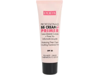 Zdjęcie produktu Pupa Professional BB + baza pod makijaż dla cery mieszanej i tłustej SPF 20 001 Nude, krem