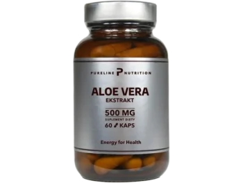 Zdjęcie produktu PURELINE NUTRITION Aloe Vera ekstrakt, kapsułki, 500 mg