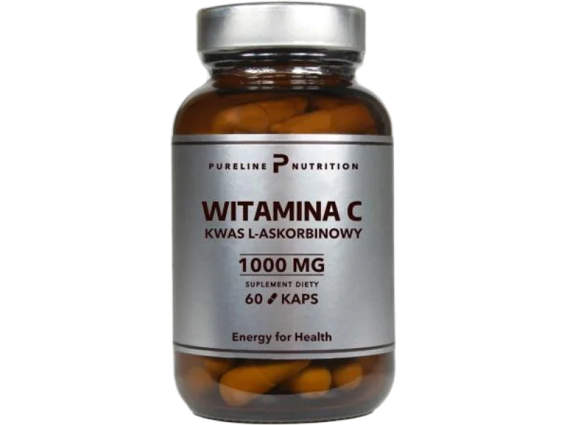 PURELINE NUTRITION Witamina C, kapsułki, 1000 mg