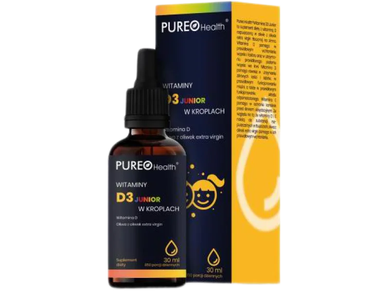 Pureo Health Witamina D3 Junior, krople