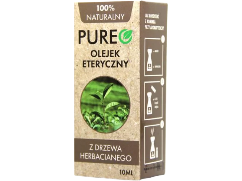 PUREO olejek eteryczny z drzewa herbacianego 100% naturalny