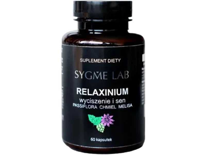 Relaxinium wyciszenie i sen, passiflora, chmiel, melisa, kapsułki