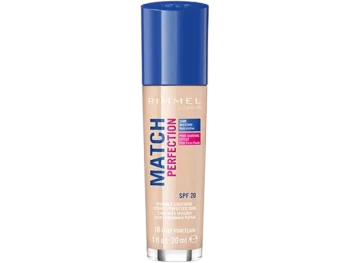 Zdjęcie produktu Rimmel Match Perfection podkład dopasowujący się do cery, 010 Light Porcelain SPF20